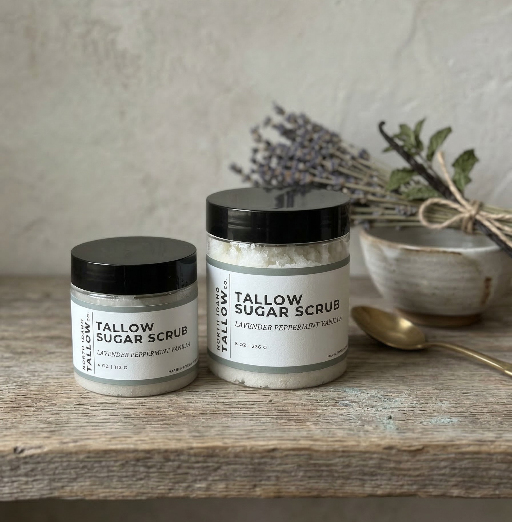 Lavender Peppermint Vanilla Sugar Scrub 4oz